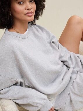 aerie Heather Gray Crewneck Sweatshirt